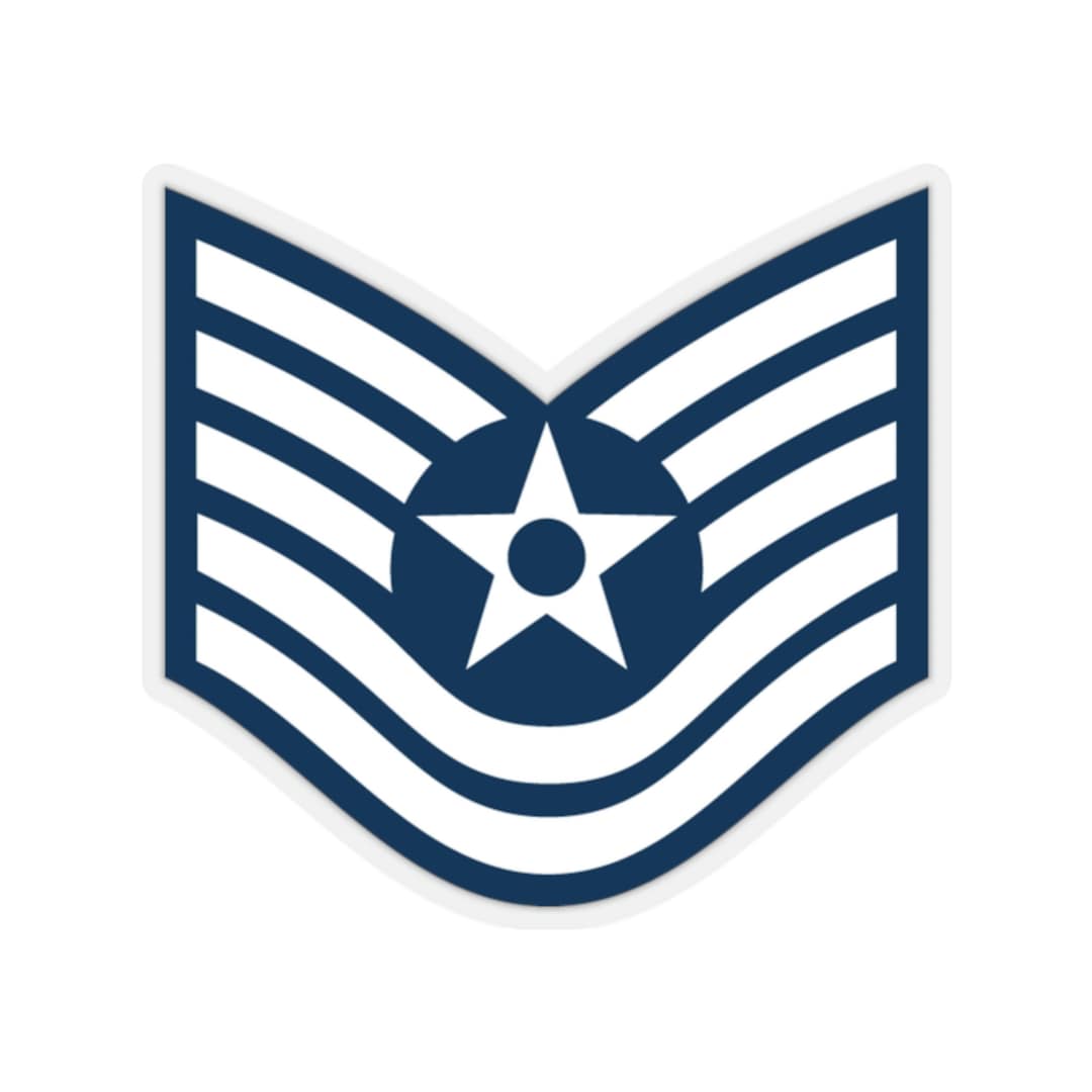 Tsgt Sticker Tsgt Release Party Rank Insignia USAF Girlfriend Etsy