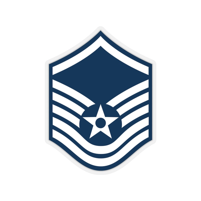 USAF Msgt Sticker Msgt Release Party Rank Insignia USAF Etsy