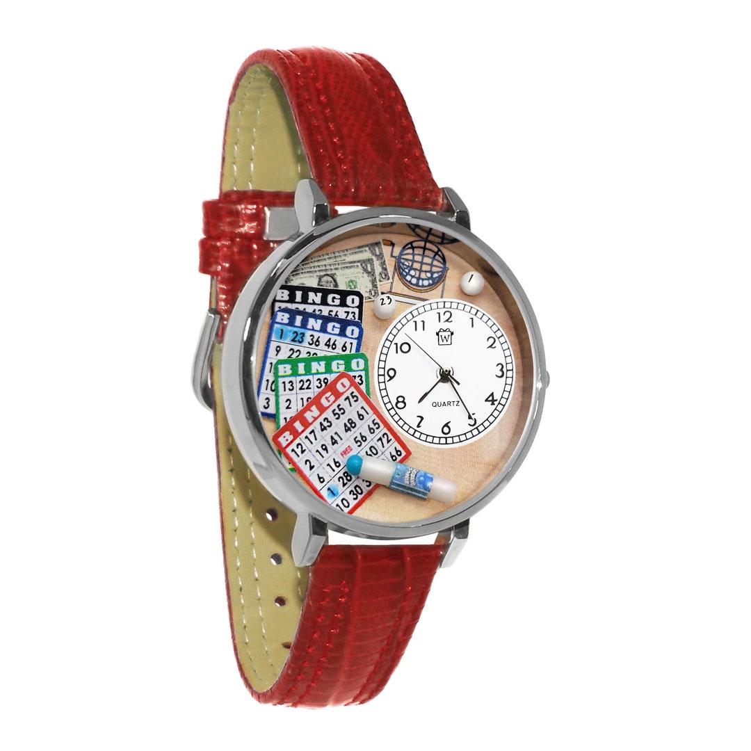 Bingo 3D Watch |gold or Silver | Handmade in USA by Whimsical Gifts ...
