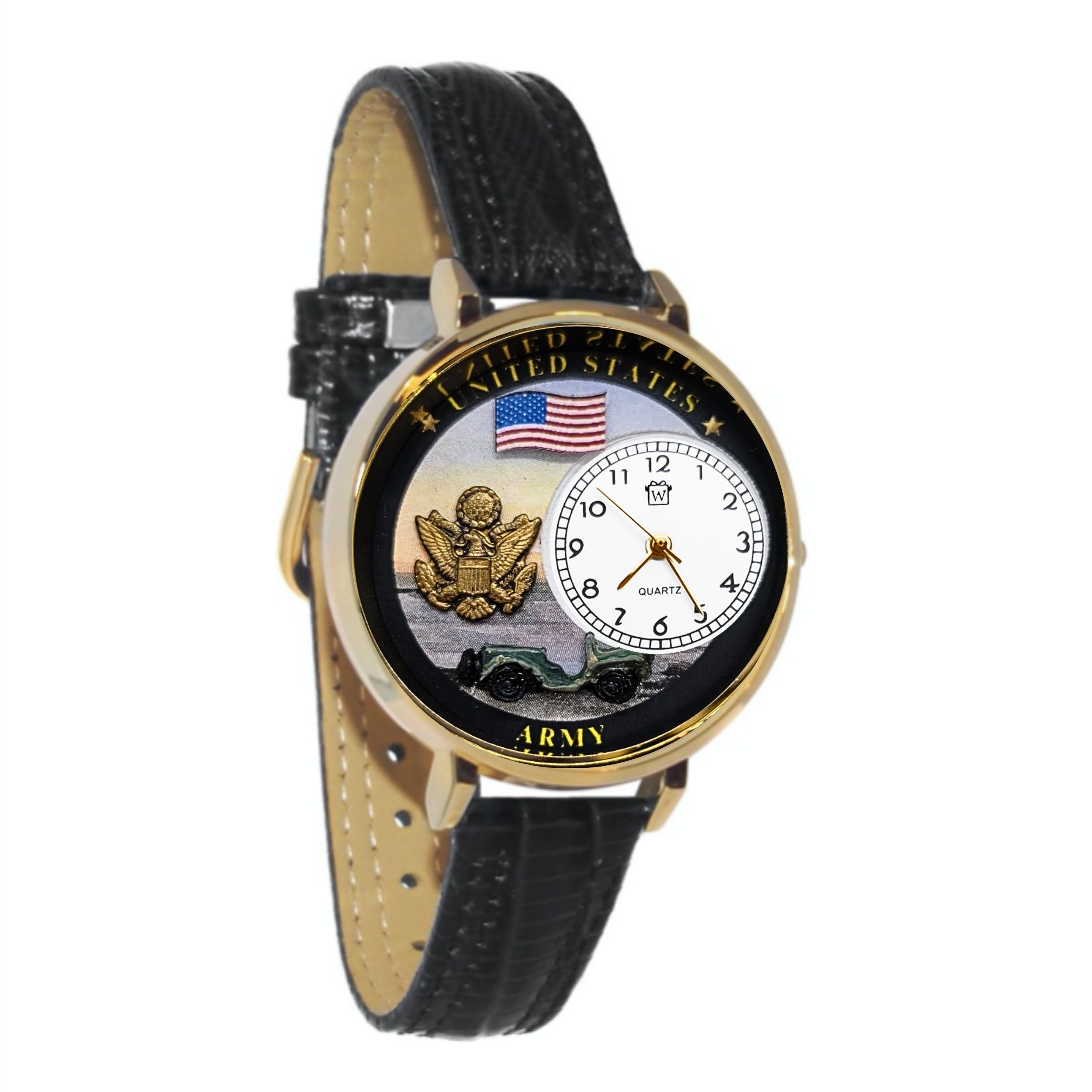 US Army 3D Watch | Handmade in USA by Whimsical Gifts | Novelty 