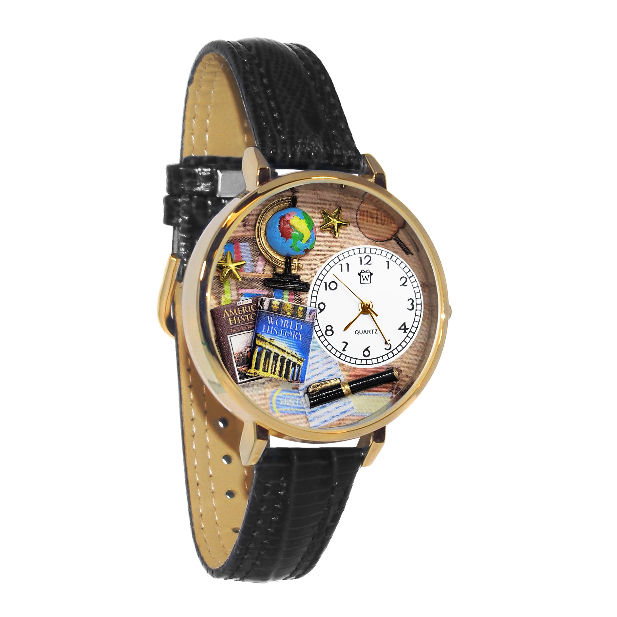 History Teacher Historian 3D Watch | Handmade in USA by Whimsical