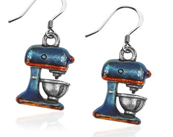 Kitchen Mixer Replica Earrings Hand Painted - Etsy