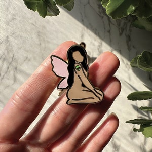 Fairycore Pin, Fairy Enamel Pin, Fairy Bag Charm Pin, Fairy Alien Pin, Fairy Aesthetic Bag Pin, Fairy Accessories