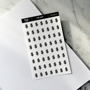 Money Icon stickers, Financial Planner Stickers, Journal Stickers, Budget Stickers, Minimal Icons, Finance Stickers
