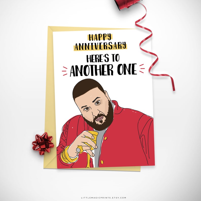 Funny DJ Khaled Anniversary Printable Card Digital File | Etsy