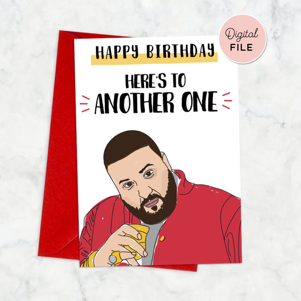 Printable DJ Khaled Birthday Card Printable another - Etsy