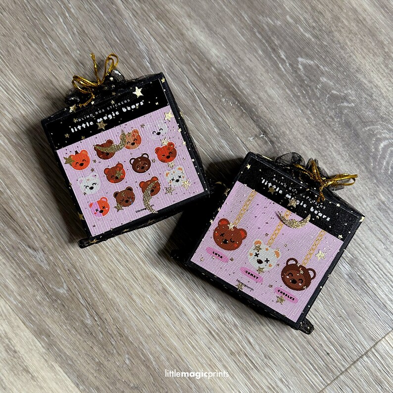 Bear Bag Keychain, Kawaii Keychains, Blind Box, Little Magic Bear