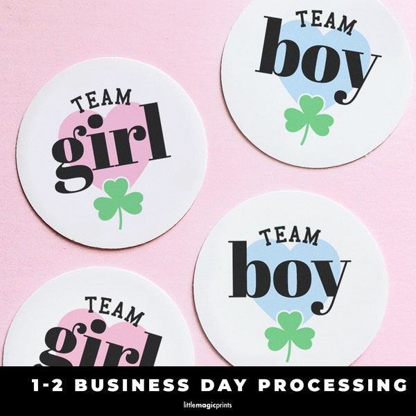 st pattys day gender reveal