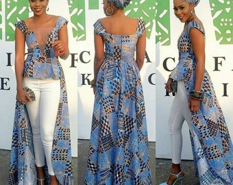 high low ankara dresses