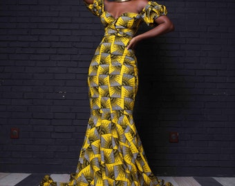 ankara dress for wedding
