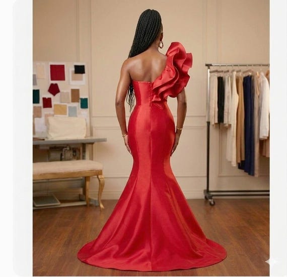 halter wedding dress mermaid Mermaid Satin Wedding Dresses Halter Neck Bridal Dresses W0076 As Pictured / US8