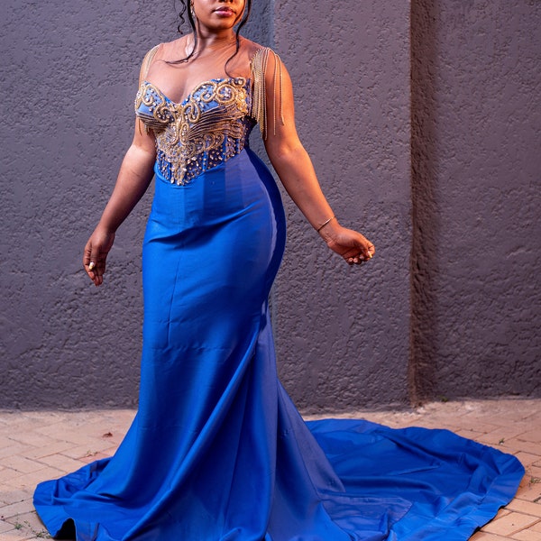 Blue Cors Dress main image 0