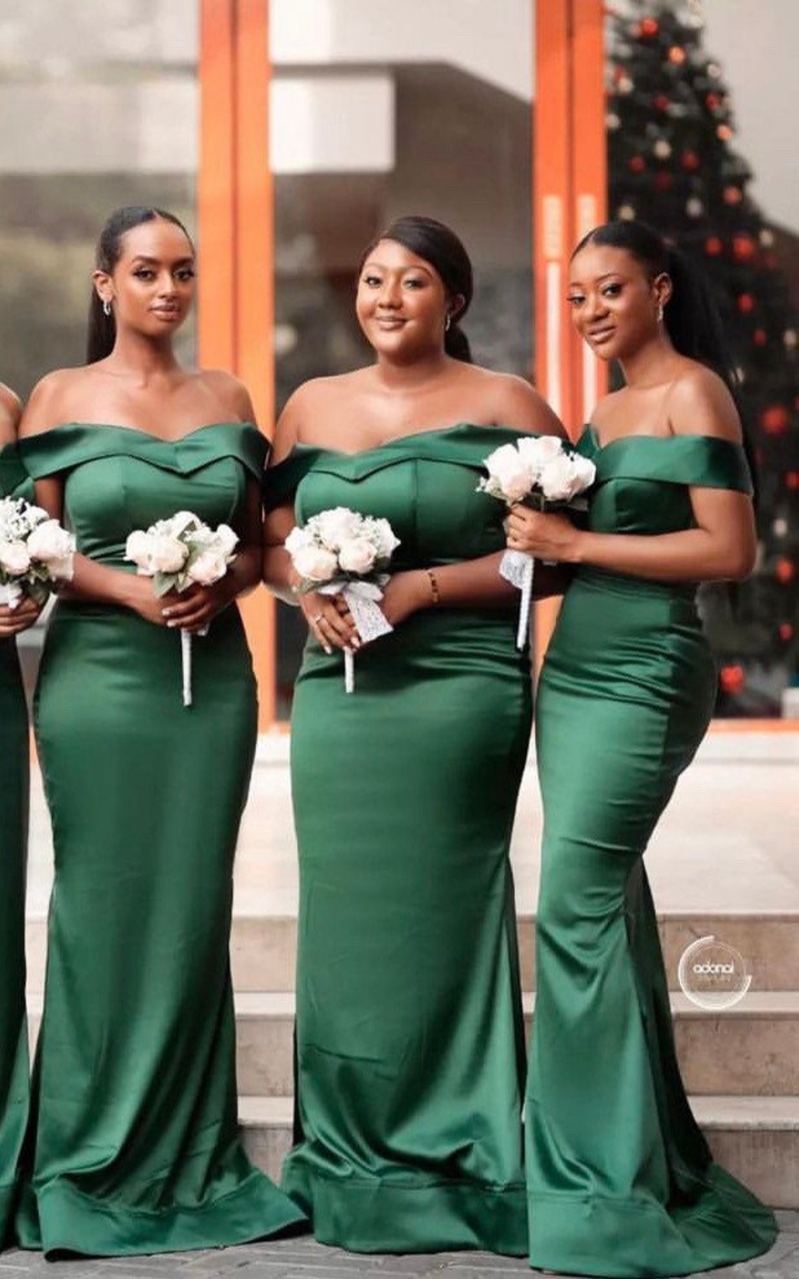 dark-green-bridesmaid-dress-green-bustier-off-shoulder-dress-etsy