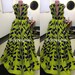 Yellow Ankara Dress, Neon Purple Electric Bulb Maxi butterfly dress, prom dress, African dresses for wedding, African dresses for prom, 