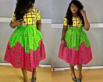 two colour ankara styles