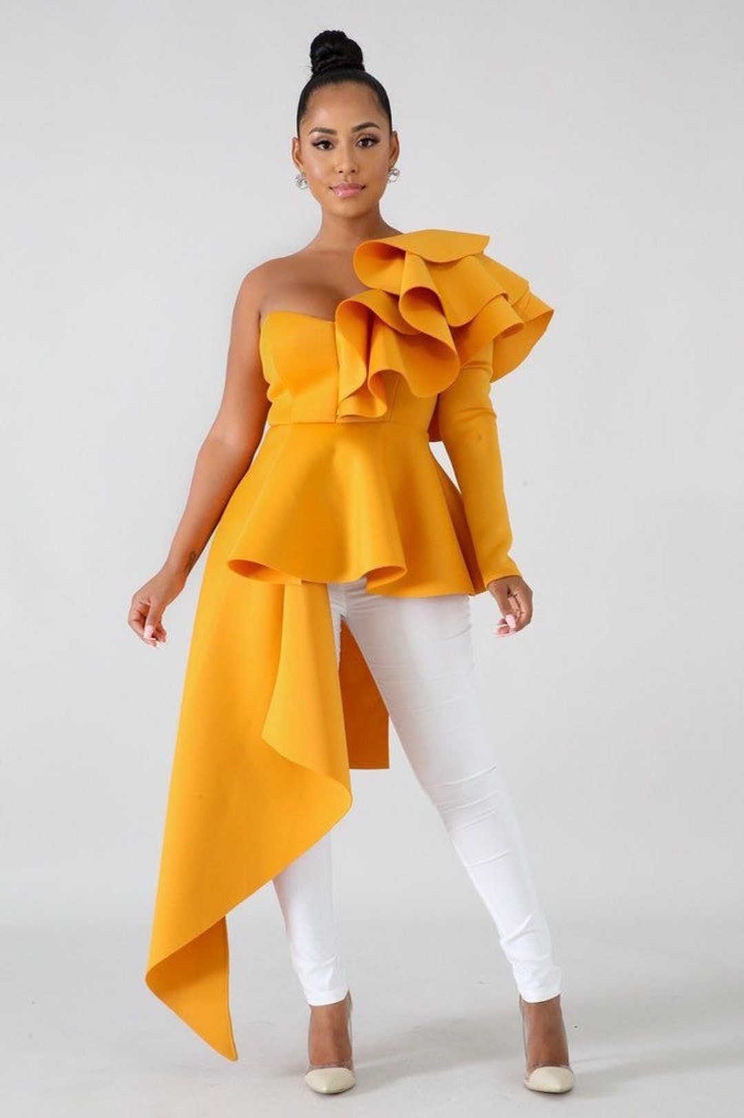 Scuba ruffle top hotsell