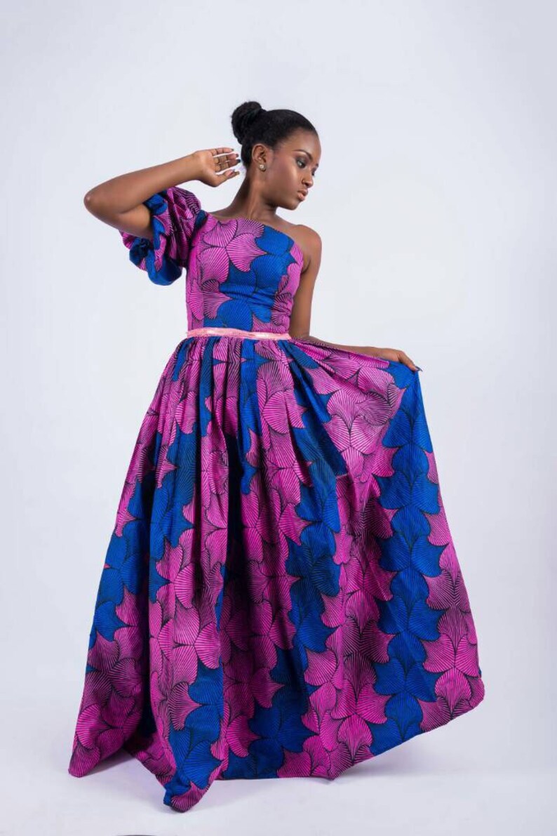 pink ankara dresses