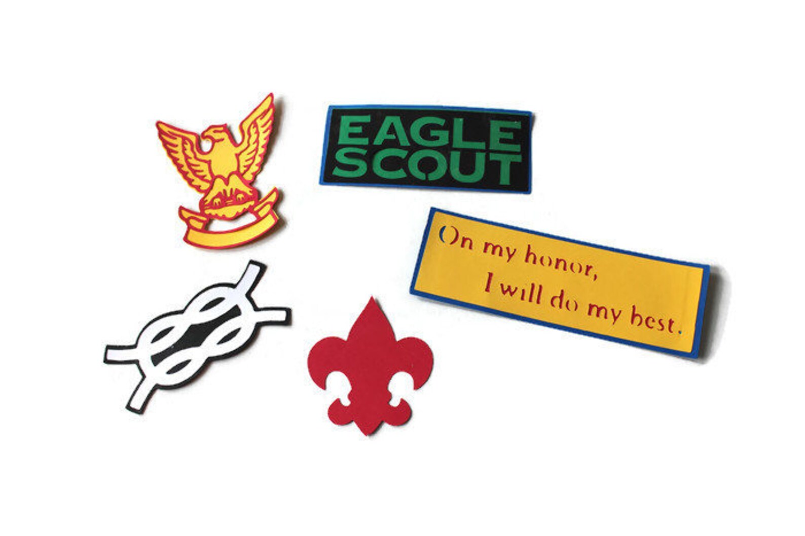 Boy Scout Supplies Die Cuts Eagle Scout Decor Boy Scout Etsy