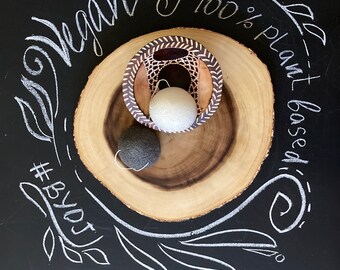 Konjac Root Sponge 2-Pack: Vegan Exfoliating Face Sponge