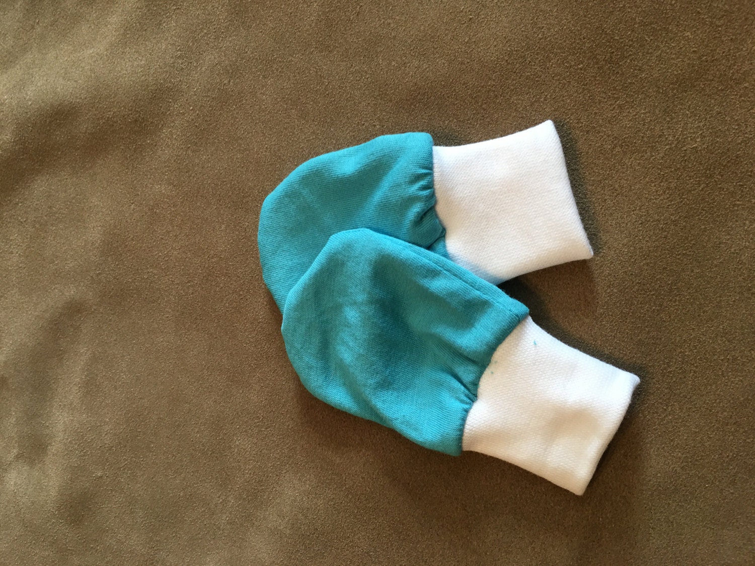 organic baby scratch mittens