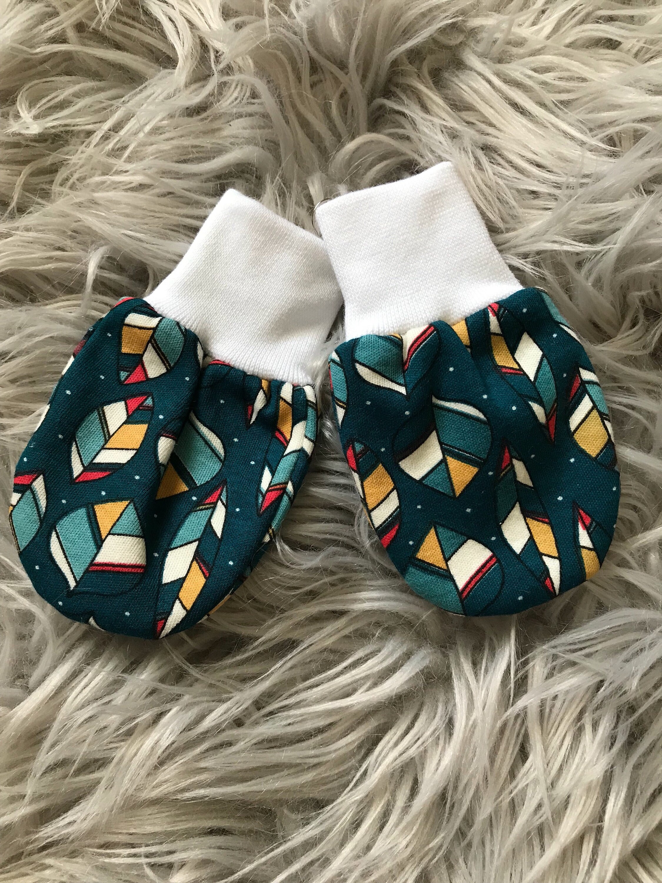 organic baby mittens