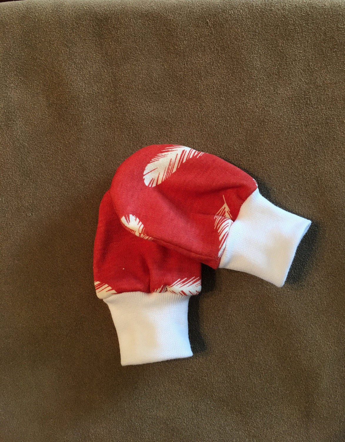 organic baby scratch mittens