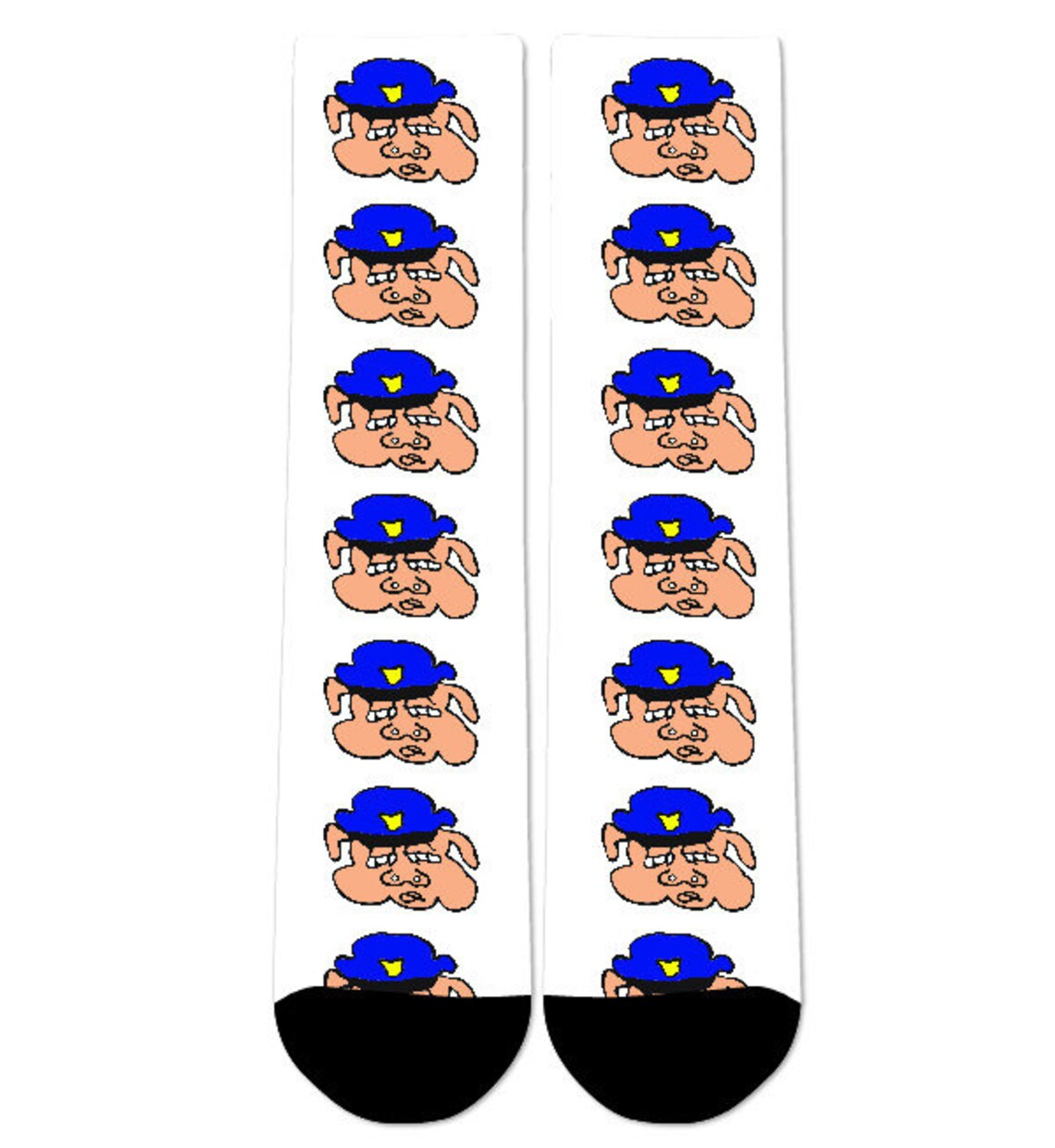 Custom Colin kaepernick Police Pig Row Crew Socks NEW Etsy