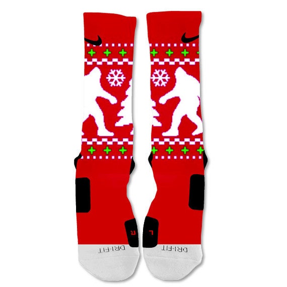 christmas nike elite socks