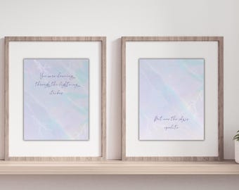 Opalite Inspired - Wall Art as Digital Print Files — 4 sizes of Opalite Wall Art 6x8 inches, 8x10 inches, 16x20 inches, 24x30 inches.