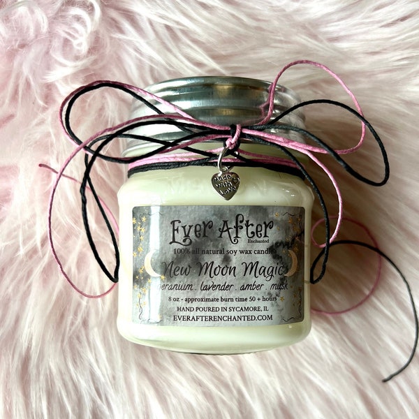 New Moon Magic - 100% All Natural Soy Wax Candle