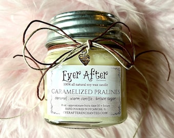 Caramelized Pralines - 100% All Natural Soy Wax Candle