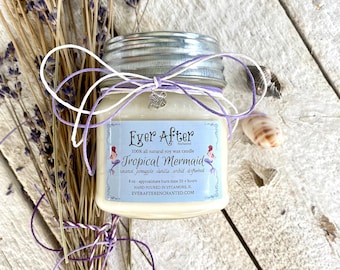 Tropical Mermaid  - 100% All Natural Soy Wax Candle