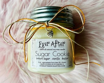 Sugar Cookie - 100% All Natural Soy Wax Candle