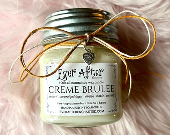 Creme Brulee  - 100% All Natural Soy Wax Candle