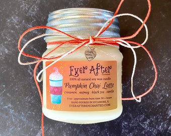 Pumpkin Chai Latte - 100% All Natural Soy Wax Candle
