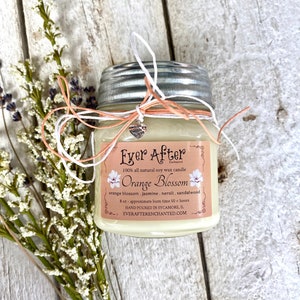 Orange Blossom - 100% All Natural Soy Wax Candle