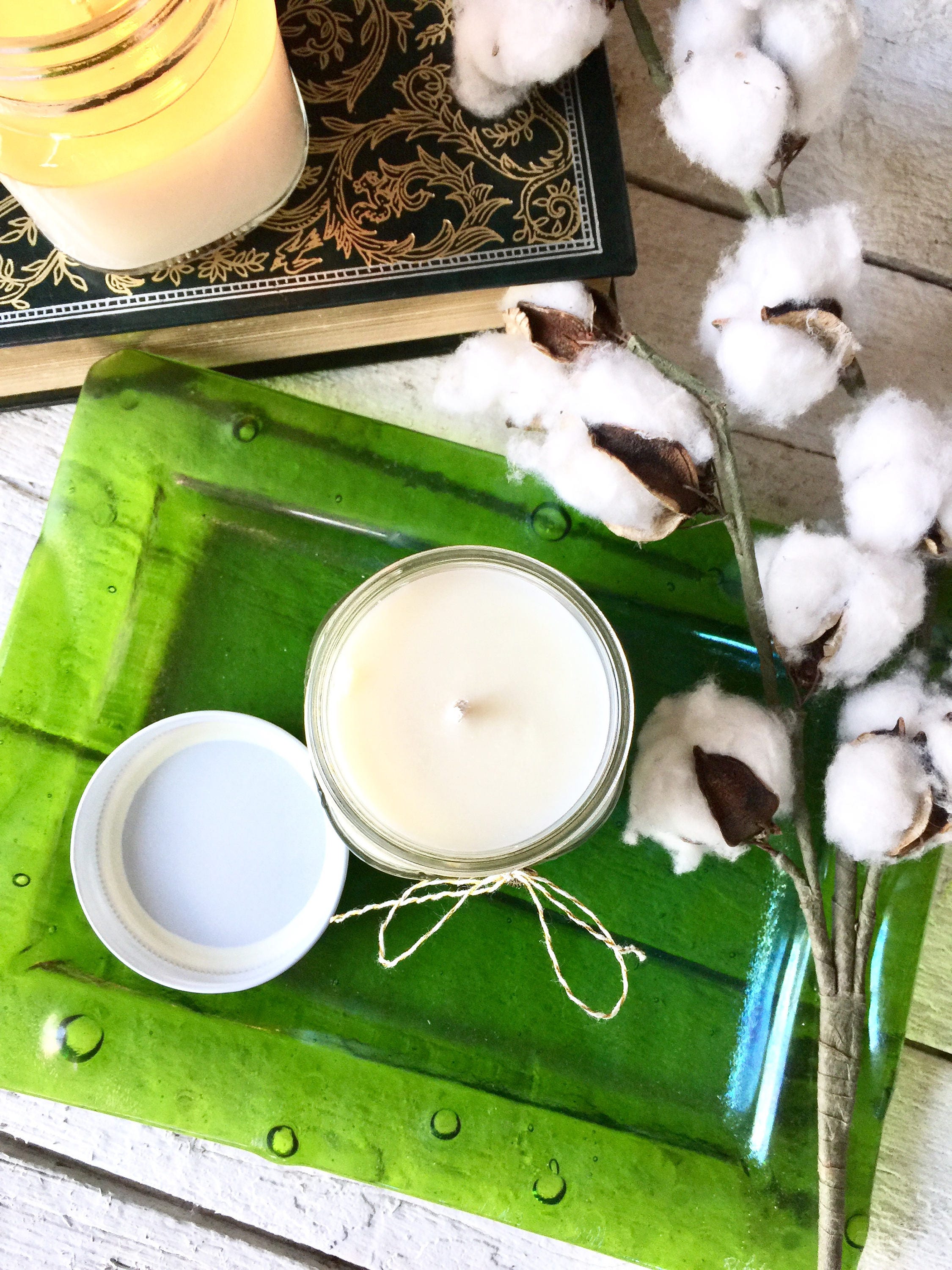 Creme Brulee 100 All Natural Soy Wax Candle Etsy