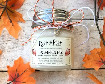 Pumpkin Pie - 100% All Natural Soy Wax Candle