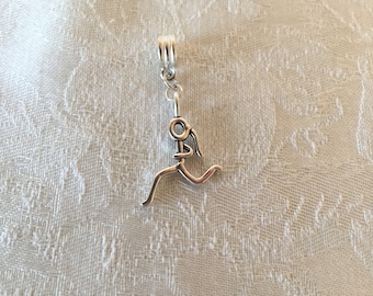 Female Jogger Runner European Charm Tibetan Silver