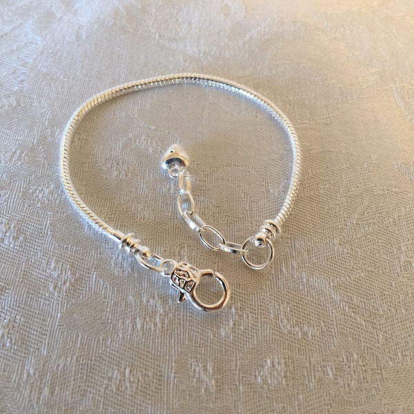 Blank Charm Bracelet Etsy