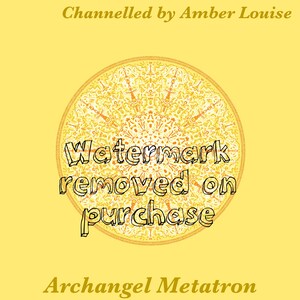 Archangel Metatron Digital Mandala / Crystal Grid Template