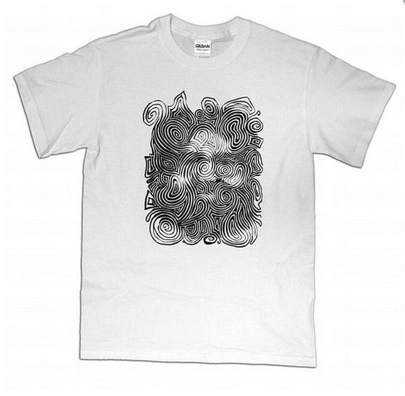 Jerry Garcia Swirly T Shirt - Etsy
