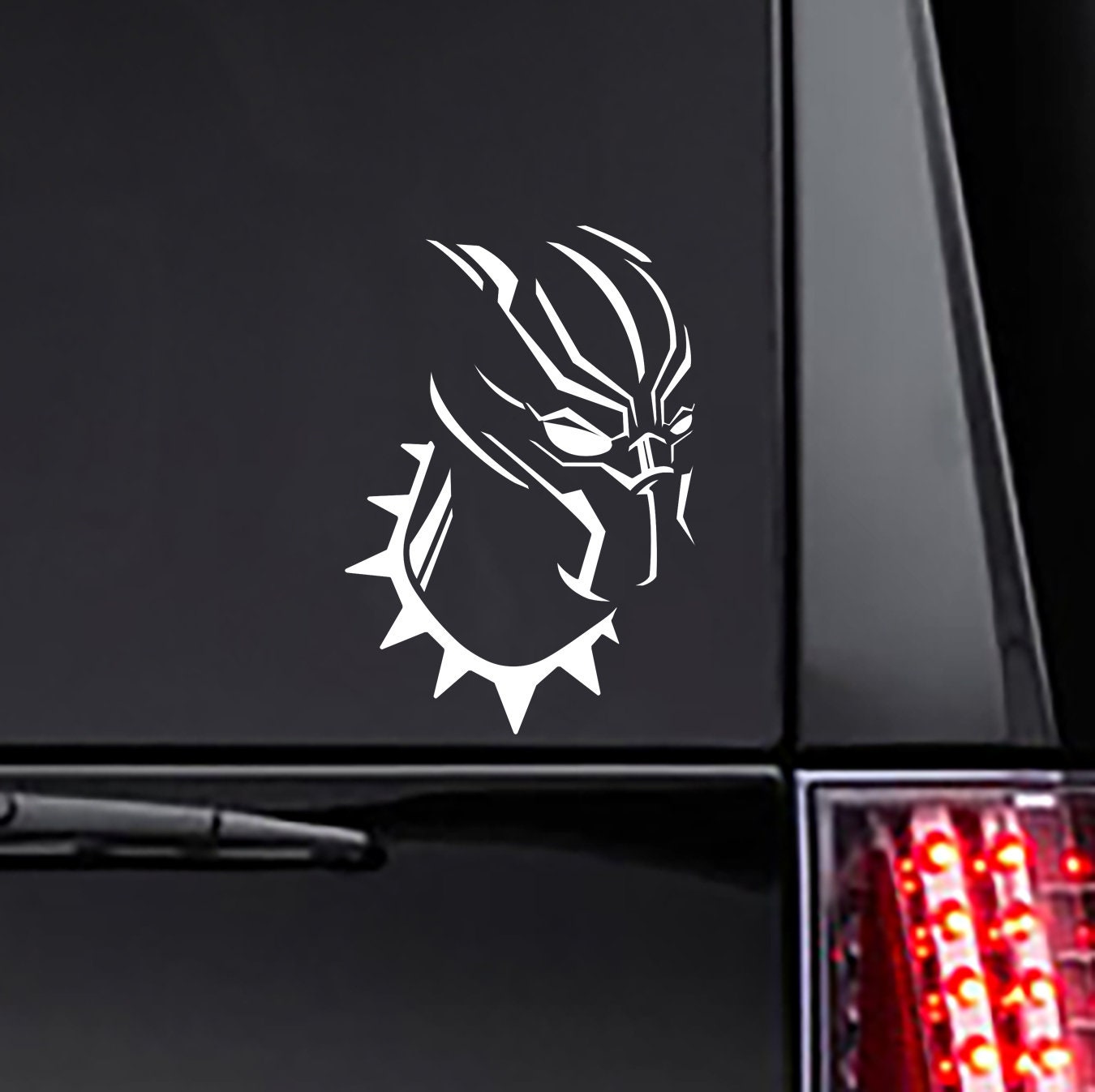Black panther car sticker discount