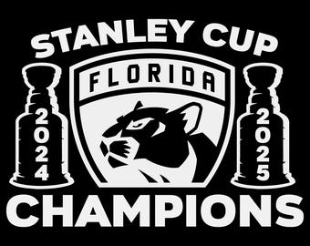 Florida Panthers Decal - NHL Champions Decal - Panthers Decal - Champion Decal