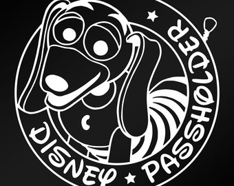 Disney Decal - Slinky Dog Passholder Decal - Toy Story Decal - Slinky Dog Decal - Pixar Decal