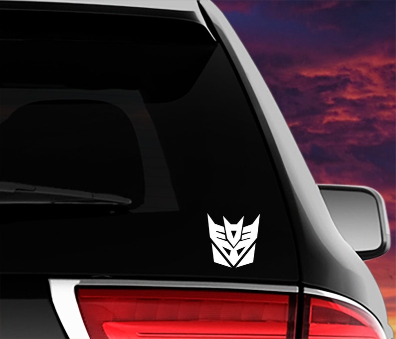 Transformers Decals Decepticon Decals 3 Pack Decepticons Etsy