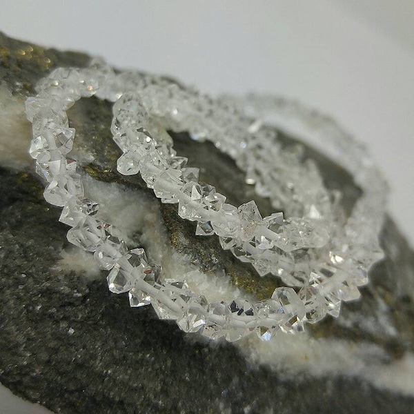 Herkimer Diamond Bracelet - Handmade Choose Size