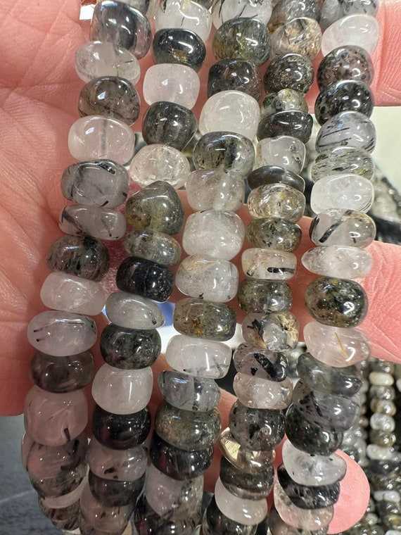 Collana Corta a sfere sfaccettate di Quarzo Rutilato e Argento 925
