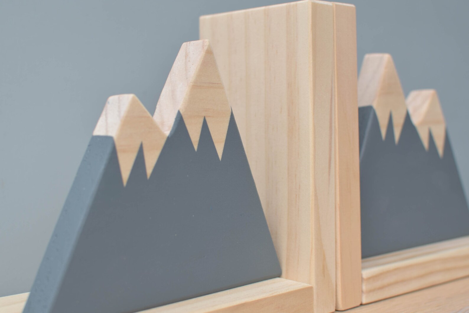 Gray Mountain Bookends Bookends for Kids Child Bookend Etsy