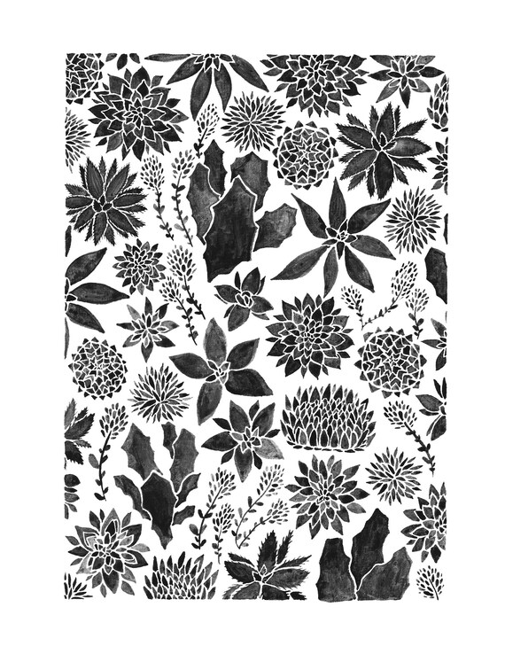 Succulents Print